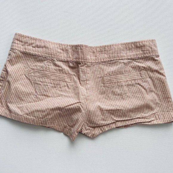 Zara Striped Shorts Light  Rise / White ( 6 ) - Picture 2 of 2